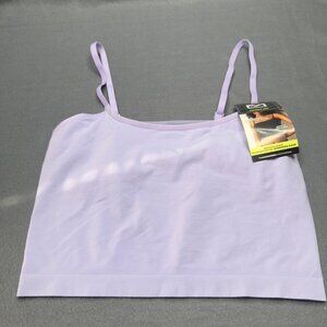Maidenform Womens Size XL Cropped Cami Seamless Smoothing Lavender New